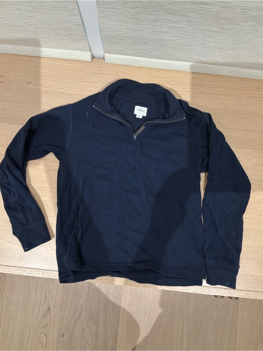 Crewcuts Navy Half-Zip Pullover Sweater